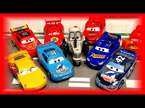 Pixar Cars Customs Bling Bling McQueen Fabulous McQueen Metallic Cal Weathers  Bumper Save Tractor