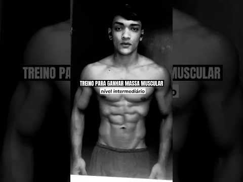 Treino para ganhar massa muscular em casa #shorts