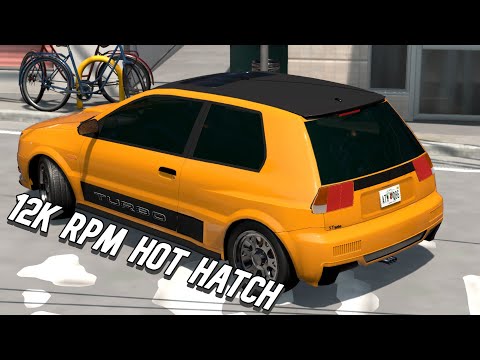 12,000 RPM TURBO HOT HATCH! | Automation/BeamNG