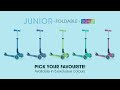 Paspirtukas Globber Junior Foldable Light, mėlynas 437-100