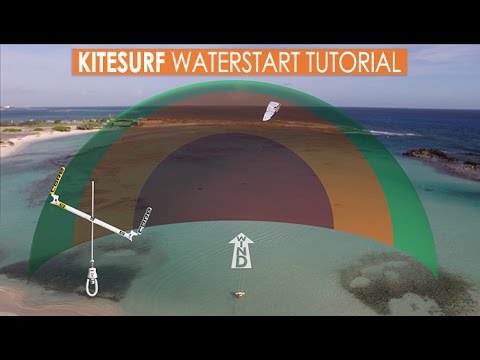 How to Kitesurf: Waterstart Tutorial 2017