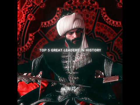 TOP 5 GREAT MUSLIM LEADERS IN HISTORY (PART 1) | XIRUS EDITZ | #edit #shorts #greatleader