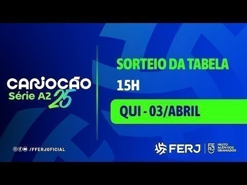 Sorteio  de Tabela - Campeonato Estadual Série  A2 (2025)