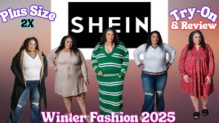 SHEIN PLUS SIZE HAUL 2025|SHEIN CURVE HAUL|Plus Size Clothing|Try-On Haul|Size 2X|Tasha St James
