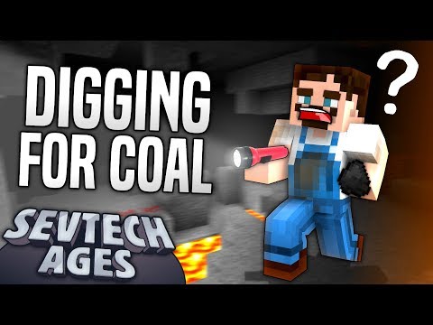 Minecraft - DIGGING FOR COAL - SevTech Ages #23