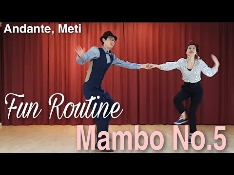 SwingDance - Andante & Meti, 'Mambo no.5'(a little bit of) 스윙 린디합 루틴