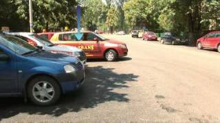 Iesirea din parcare cu fata