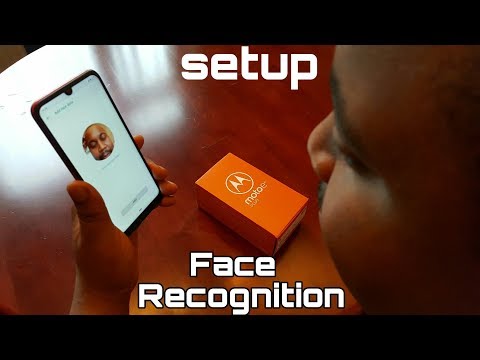 Motorola Moto E6 Plus Setup Face Recognition Lockscreen Security