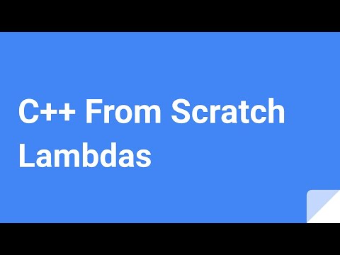 C++ From Scratch: Lambdas