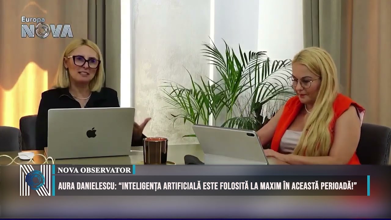 Aura Danielescu: “Inteligența artificială este folosită la maxim în această perioadă!”