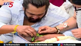 Dhruva Sarja Crying : ಅಣ್ಣಾ ಎದ್ದೇಳೋ... video