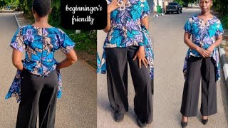 Easy Female Trouser Tutorial for Beginners | Cutting and Sewing