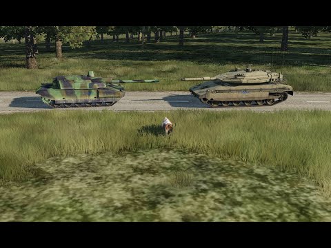 Tank Battle - French Leclerc VS Israel Merkava