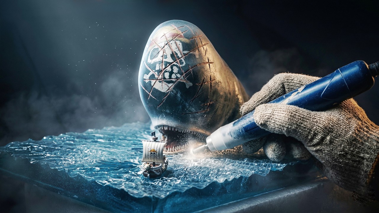 Making ONE PIECE Live Action Season 2 Diorama Laboon & Going Merry in Resin!