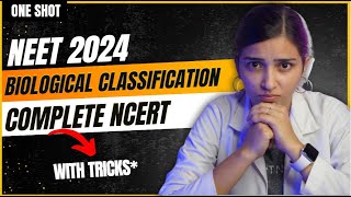 NEET 2024 Biological Classification One Shot | Class-11 Biology.