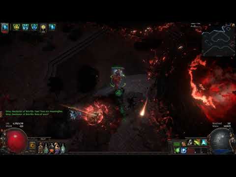 Path of exile Ice shot barrage build -Sirus A7-
