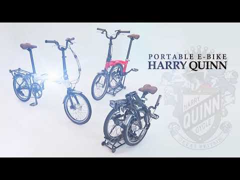 16型 電動アシスト 折りたたみ自転車 Harry Quinn PORTABLE E-BIKE
