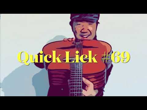 Quick Lick #69(ii-V bebop triplet lick with chromatic cliche) Jazz Guitar Lesson