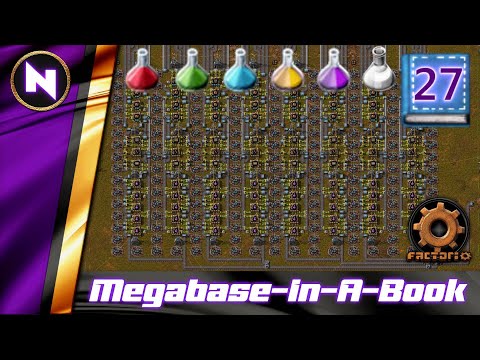 Designing 2700 PRODUCTION SCIENCE / min | #27 | Factorio Megabase-In-A-Book Lets Play