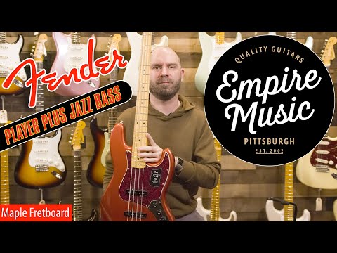 Fender Player Plus Jazz Bass (Maple Fretboard) - EMPIRE MUSIC