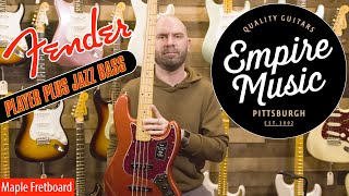 Video thumbnail for Fender Player Plus Jazz Bass (Maple Fretboard) - EMPIRE MUSIC by Empire Music