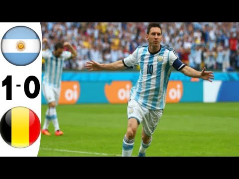 Lionel Messi vs Belgium World Cup 2014 English Commentary HD 1080i