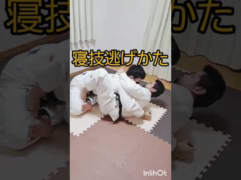 【柔道】足をうまく使った寝技の逃げかた#judo #shorts