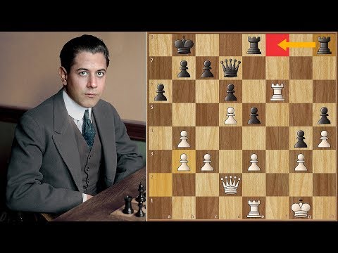 Afraid of the Strongest Move? || Capablanca vs R. Lopez Video