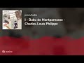 I - Bubu de Montparnasse - Charles-Louis Philippe