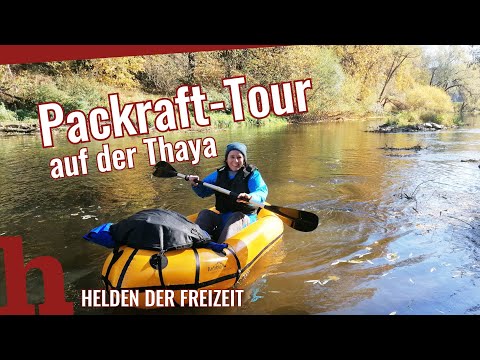 Thaya Bootstour von Raabs nach Kollmitz - traumhafte Herbstrunde mit Packraft
