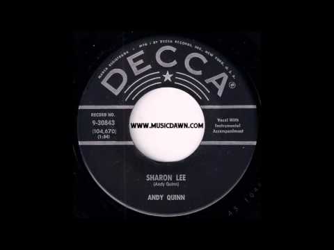 Andy Quinn - Sharon Lee [Decca] '1959 Popcorn Rockabilly 45 Video
