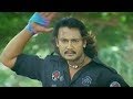 Darshan Killed Rowdy In Front Of Heroine Namitha Indra Kannada Movie Action Scene
