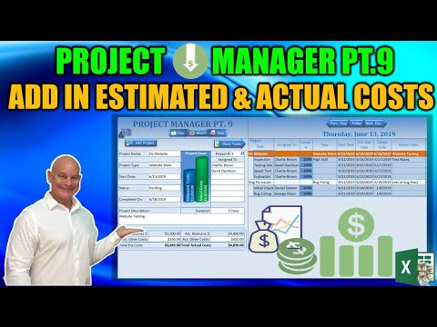 How To Create A Project Manager In Excel Part 1