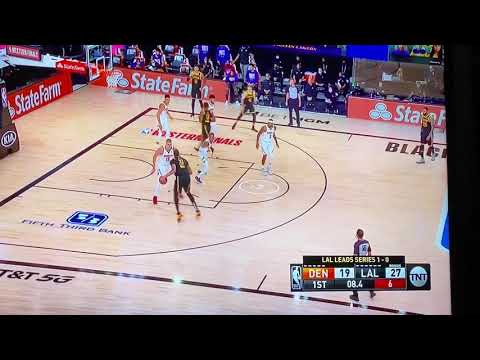 Anthony Davis Behind-the-Back Hesi Dribble Reverse Layup vs Nikola Jokic