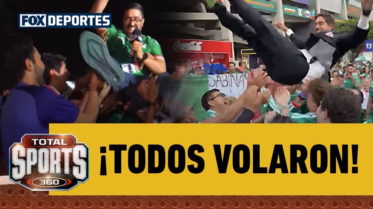 😳 ¡TODOS VOLARON! | "Quiere volar, quiere volar", cortesía de la afición de México | Total Sports