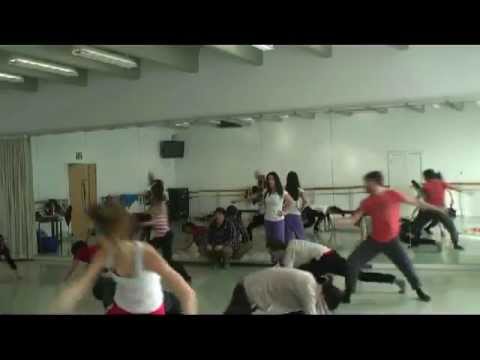 HINGED DANCE COMPANY rehearsals for SOLOIST choreographer TAIRA FOO