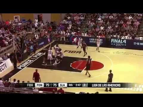 Víctor Liz canasto clave semifinal Leones de Ponce vs San Lorenzo