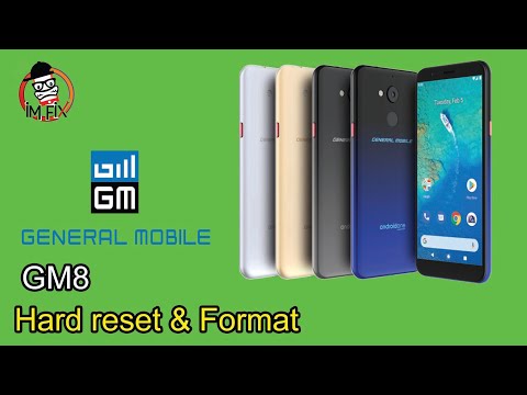 General Mobile GM8 Hard Reset .Format .Reset Factory.Unlock Pattern