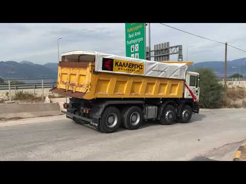 MAN 32.293 8x4 exit #mantrucks #tipper #tippertruck #trucker #yard #equipment #greece #construction