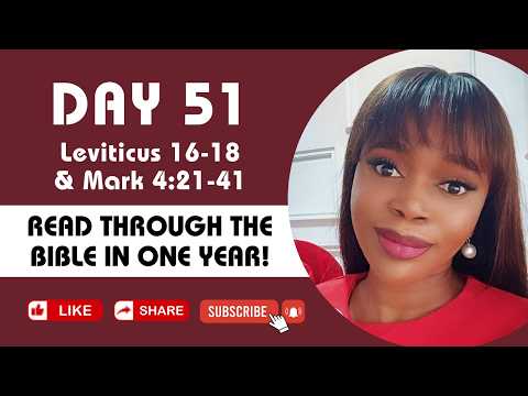 The Day of Atonement & The Master of the Storm | Leviticus 16-18 & Mark 4:21-41