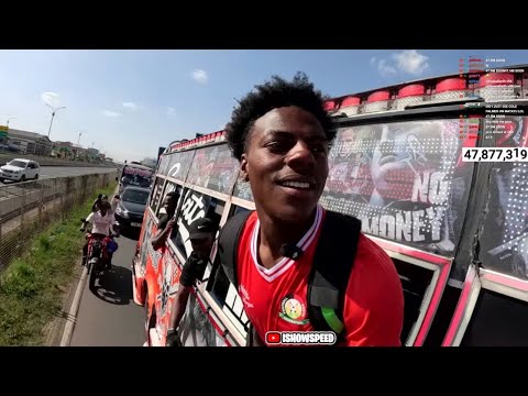 iShowSpeed Rides The Bus In Kenya 🚌
