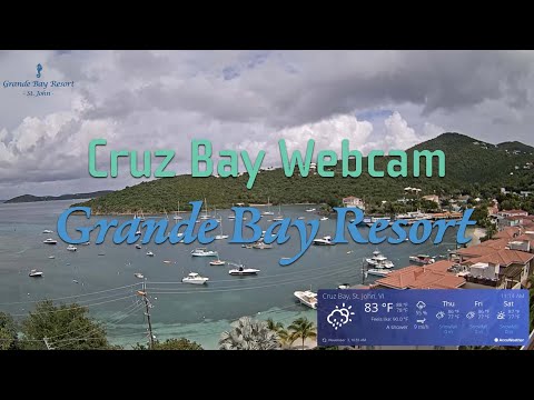 Live panoramic view of Cruz Bay live webcam