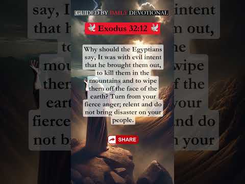 Exodus 32:12 - Moses Pleads for God's Mercy