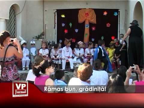 Rămas bun, grădiniţă!