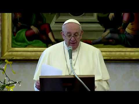 教皇在疼痛發作後再次現身，呼籲和平。 (Pope reappears after pain flare-up, calls for peace)