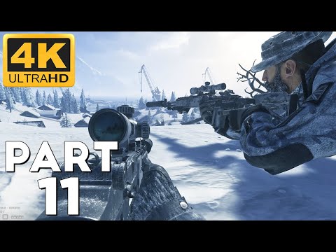 Call of Duty: MW2 Campaign Remastered Walkthrough 4K Part 11 - Contingency [No Commentary]
