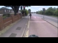 Cyclist Gets Instant Karma After Cutting Into Traffic and Flipping Off Motorist