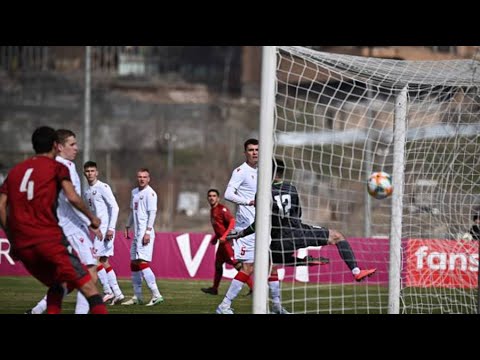 Seroj Titizian (Ararat) scores for Armenia U21 vs Belarus U21