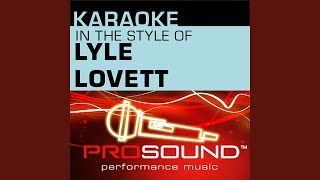 I&#39;m A Soldier In The Army Of The Lord (Karaoke Lead Vocal Demo) (In the style of Lyle Lovett)