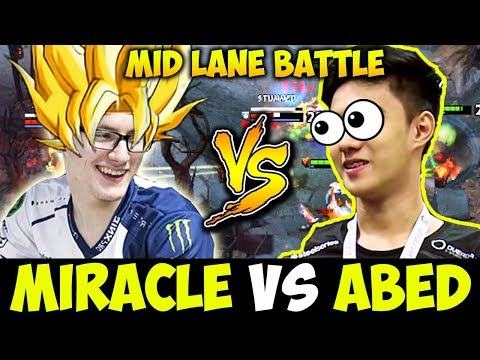Miracle Vs Abed - Wtf Epic Game Winning Shackles | Crazy Mid Battle Dota 2
